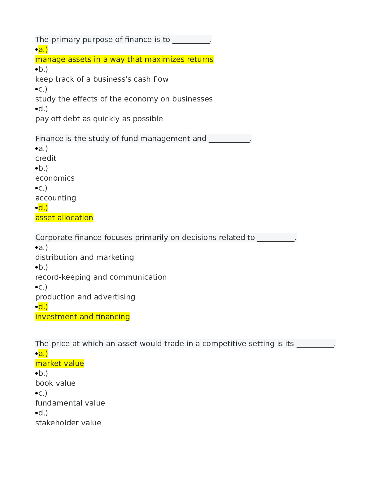 Sophia Finance Challenge 01 answers