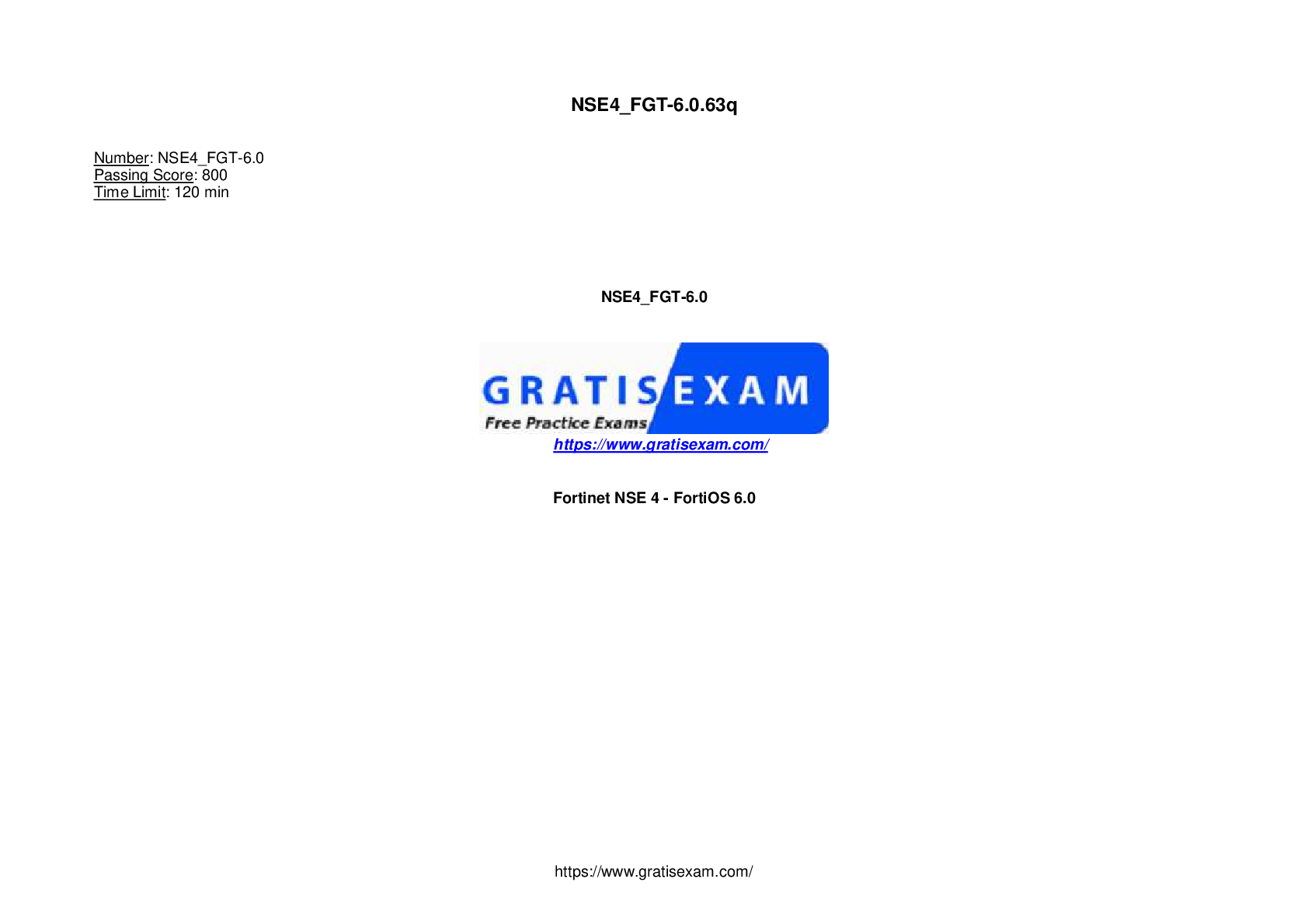 NSE4_FGT-6.0 EXAM and solution