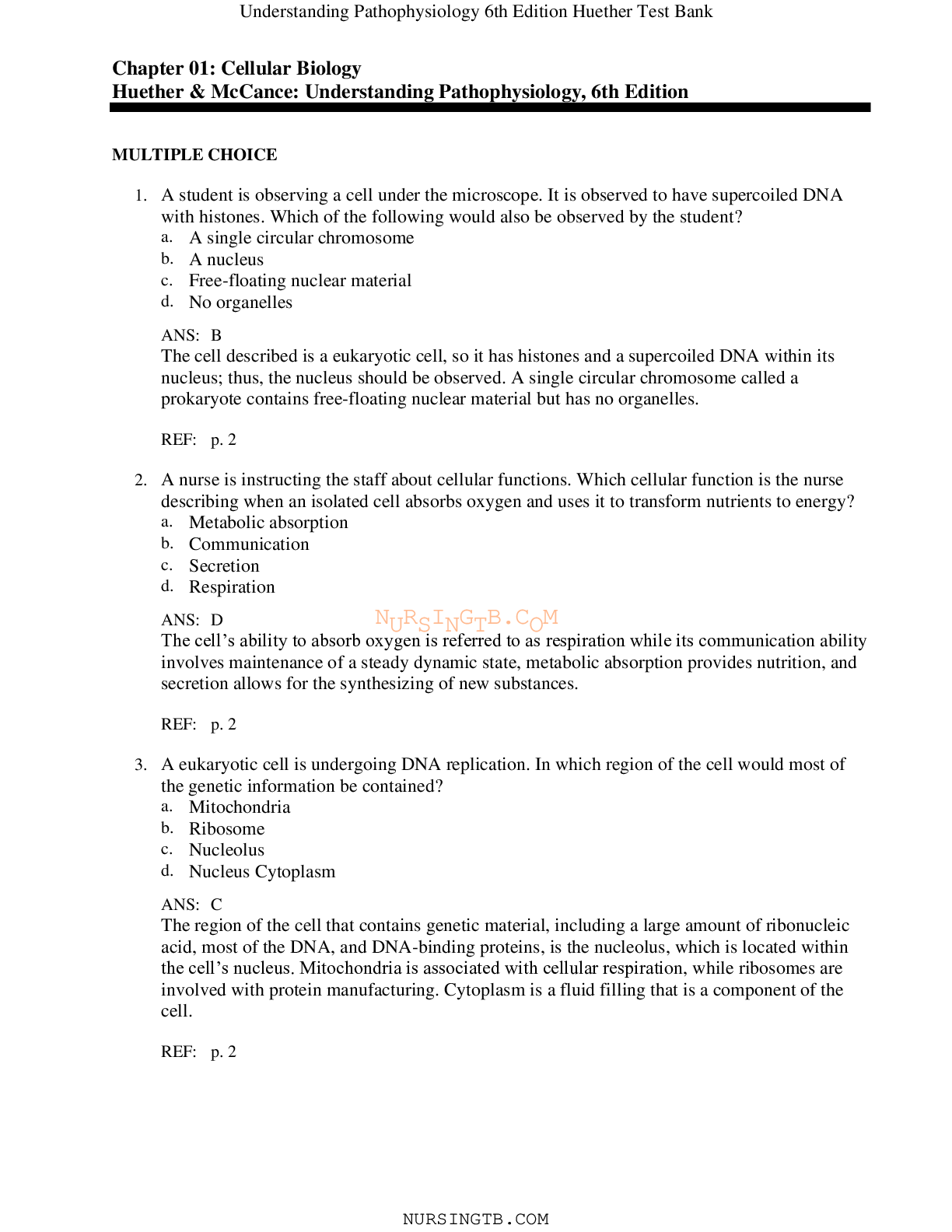 Huether & McCance: Understanding Pathophysiology, 6th Edition