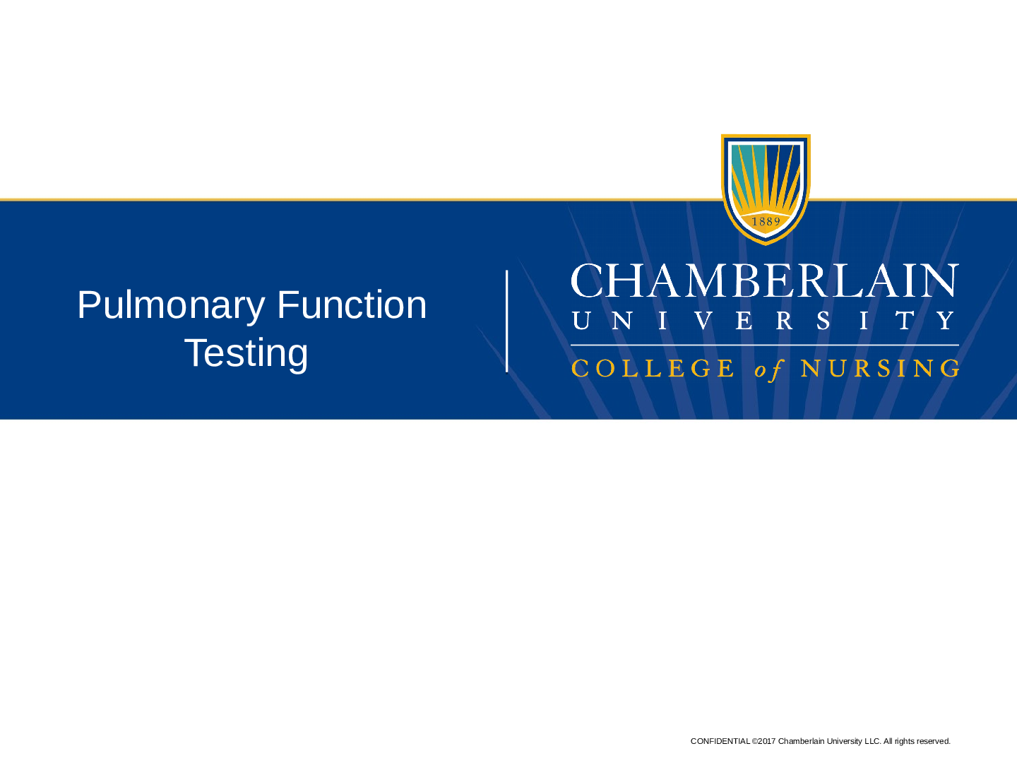 Pulmonary Function Testing