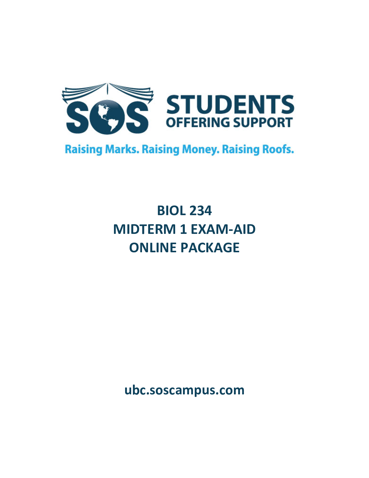 BIOL 234 MIDTERM 1 EXAM-AID