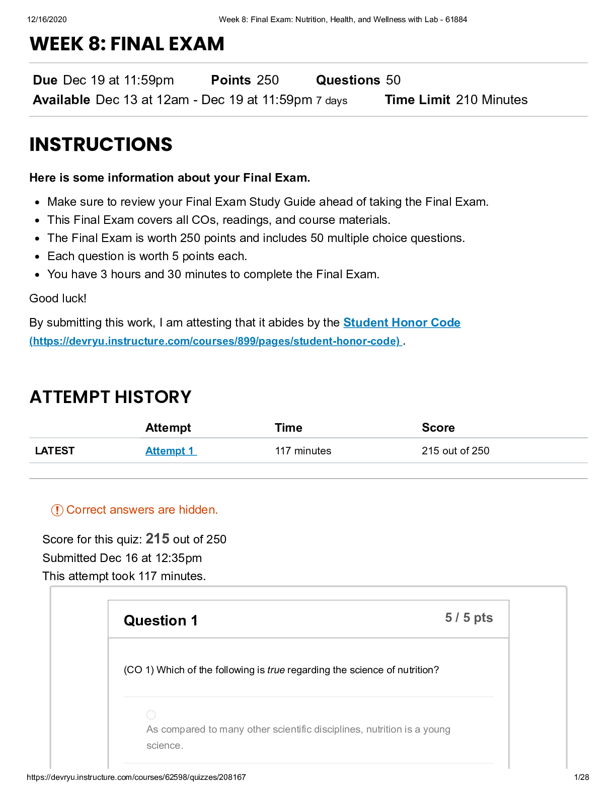 Week 8_ Final Exam_ Nutrition, Health, and Wellness with Lab - 61884.pdf