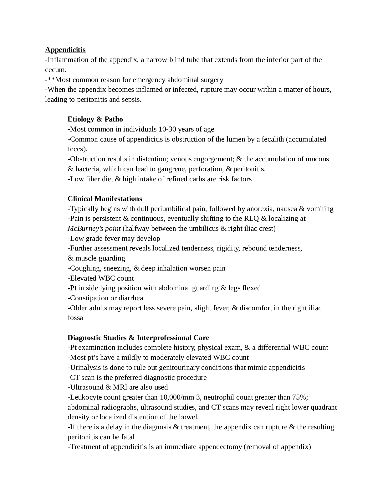 Med Surg EXAM 3-2: NURS 341