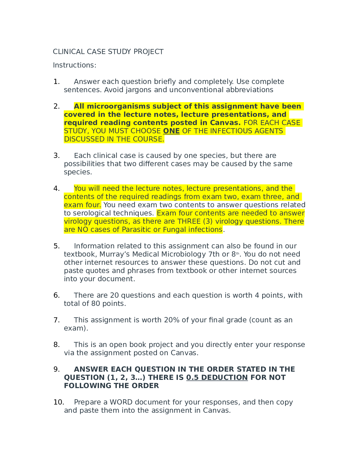 CLINICAL CASE STUDY PROJECT