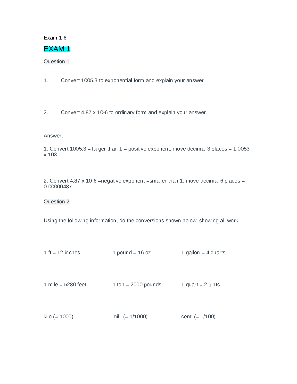 Chem103 Exam 1-6