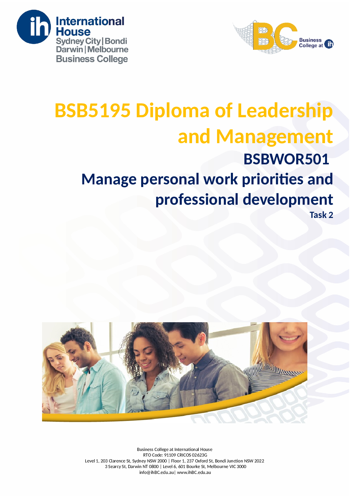 BSBWOR501 Task 2 V1 1
