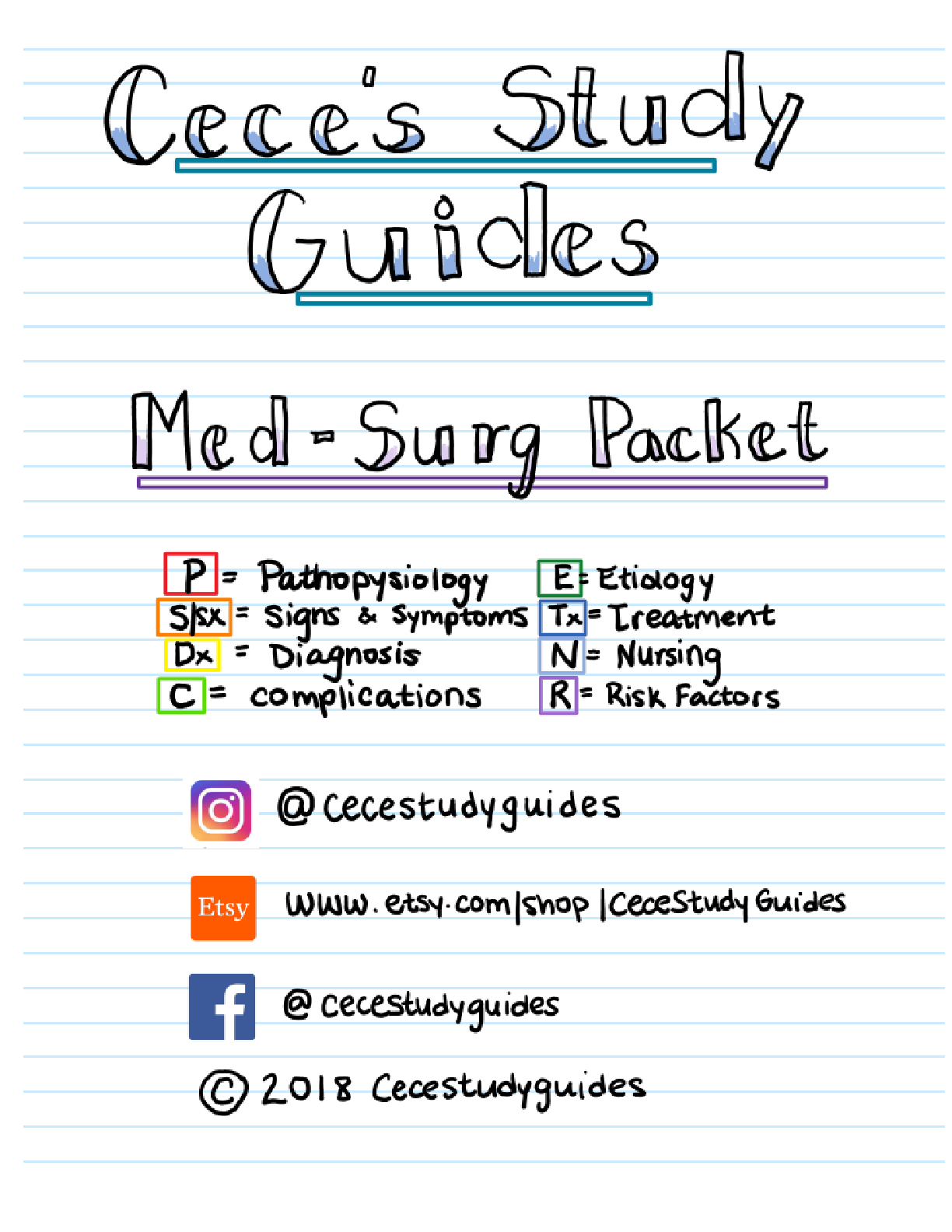Neurological disorders Medsurg packet