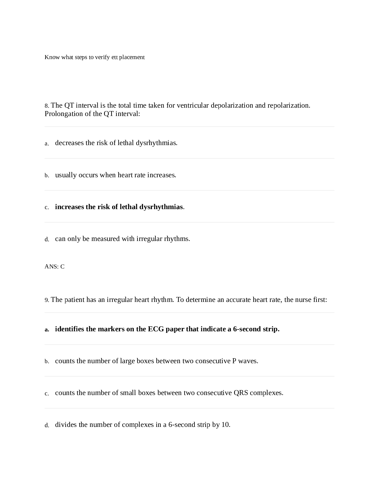 Complex Adult Health Exam 1