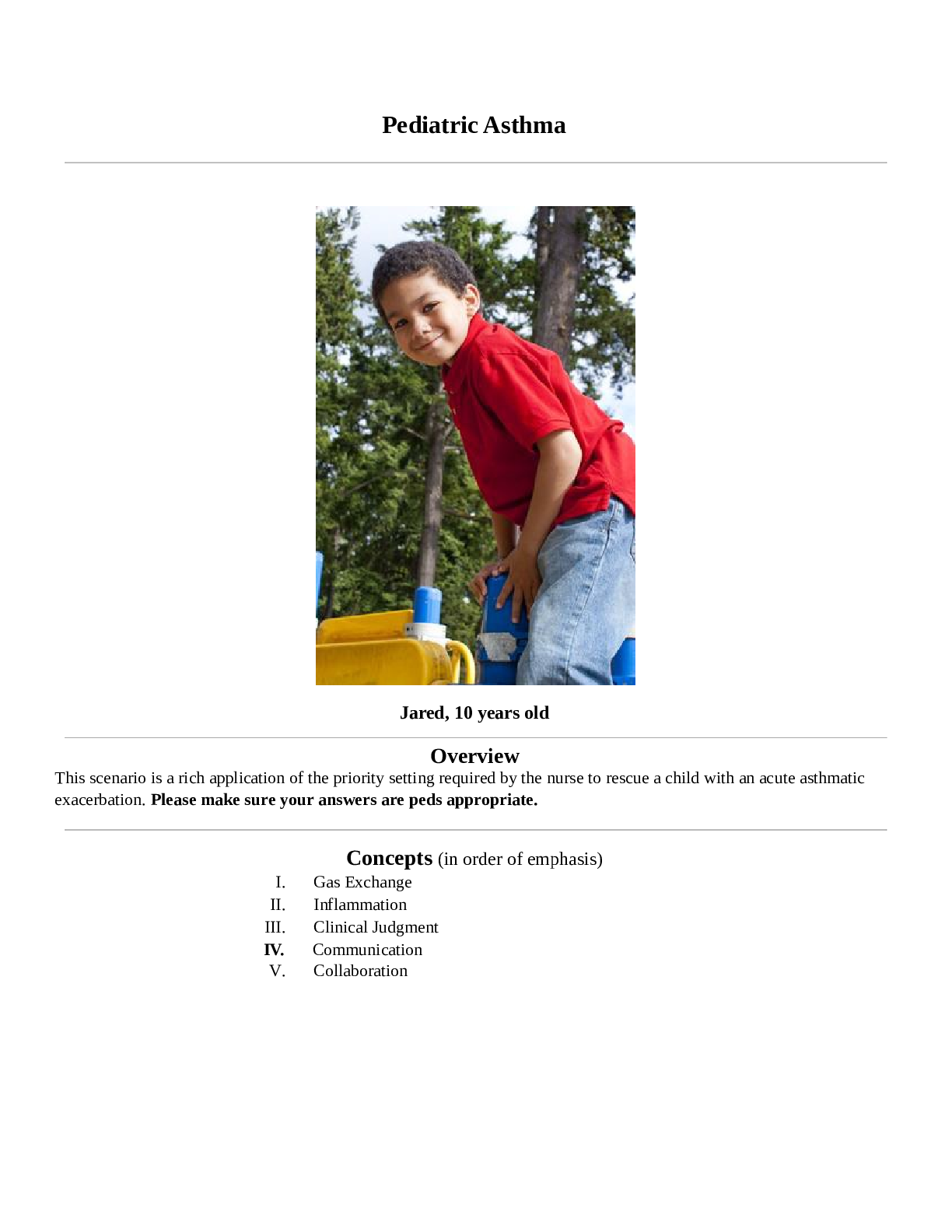 Pediatric Asthma