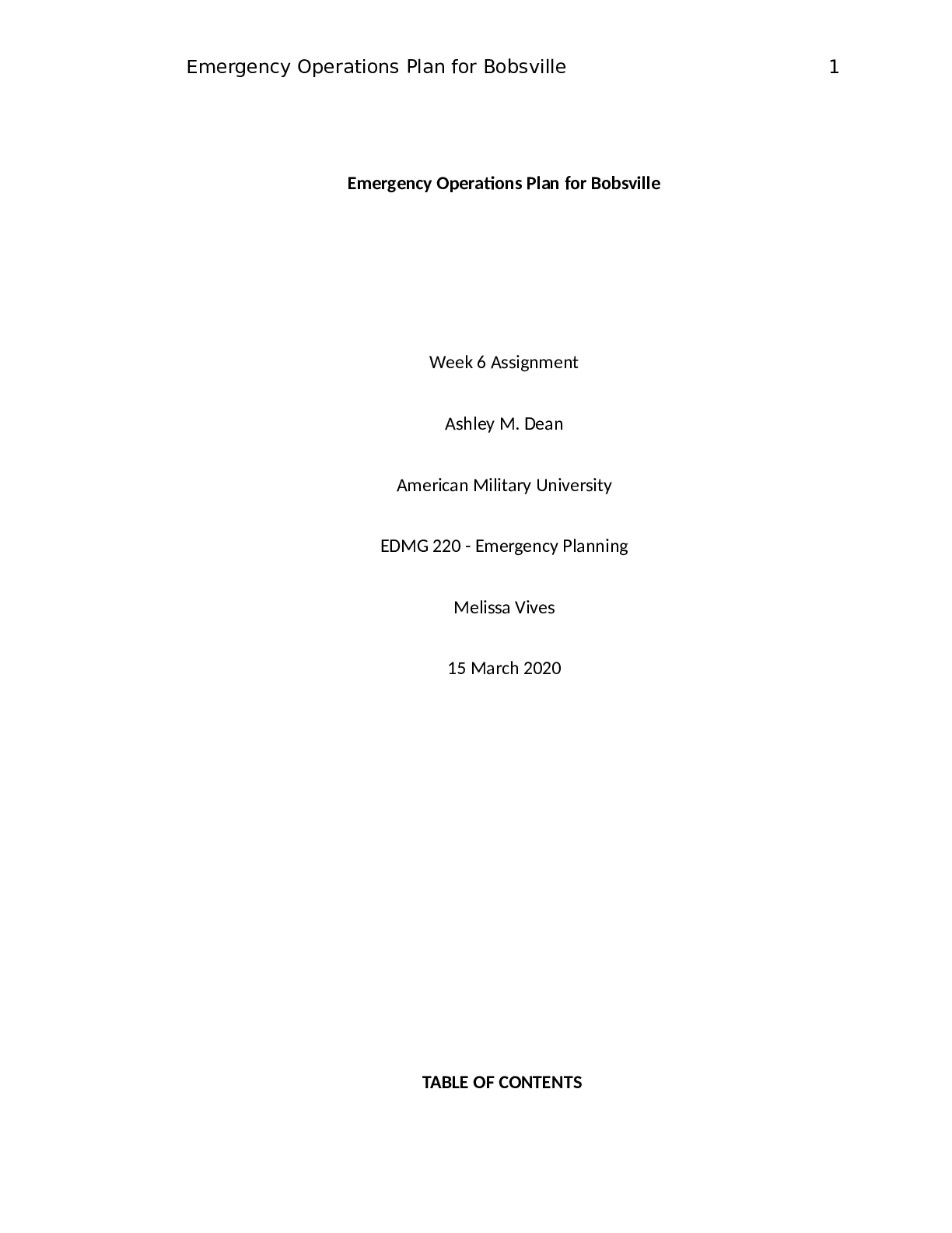 EDMG 220 - Emergency Operations Plan for Bobsville (PDF)