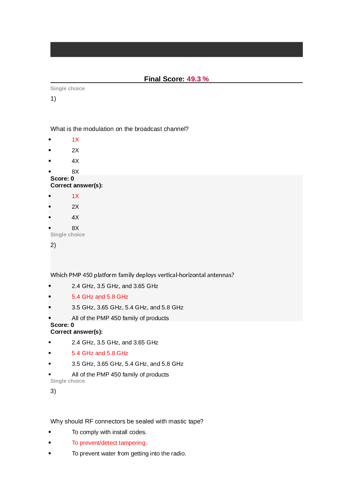 PMP 450 Exam