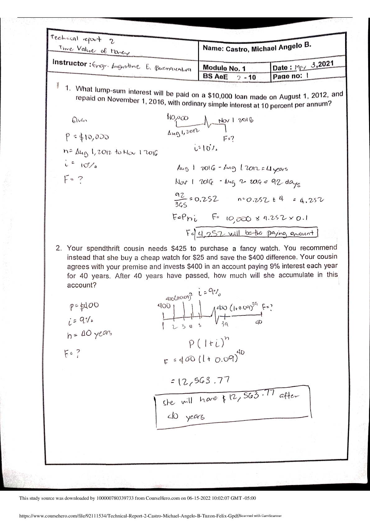 Technical Report 2  Castro