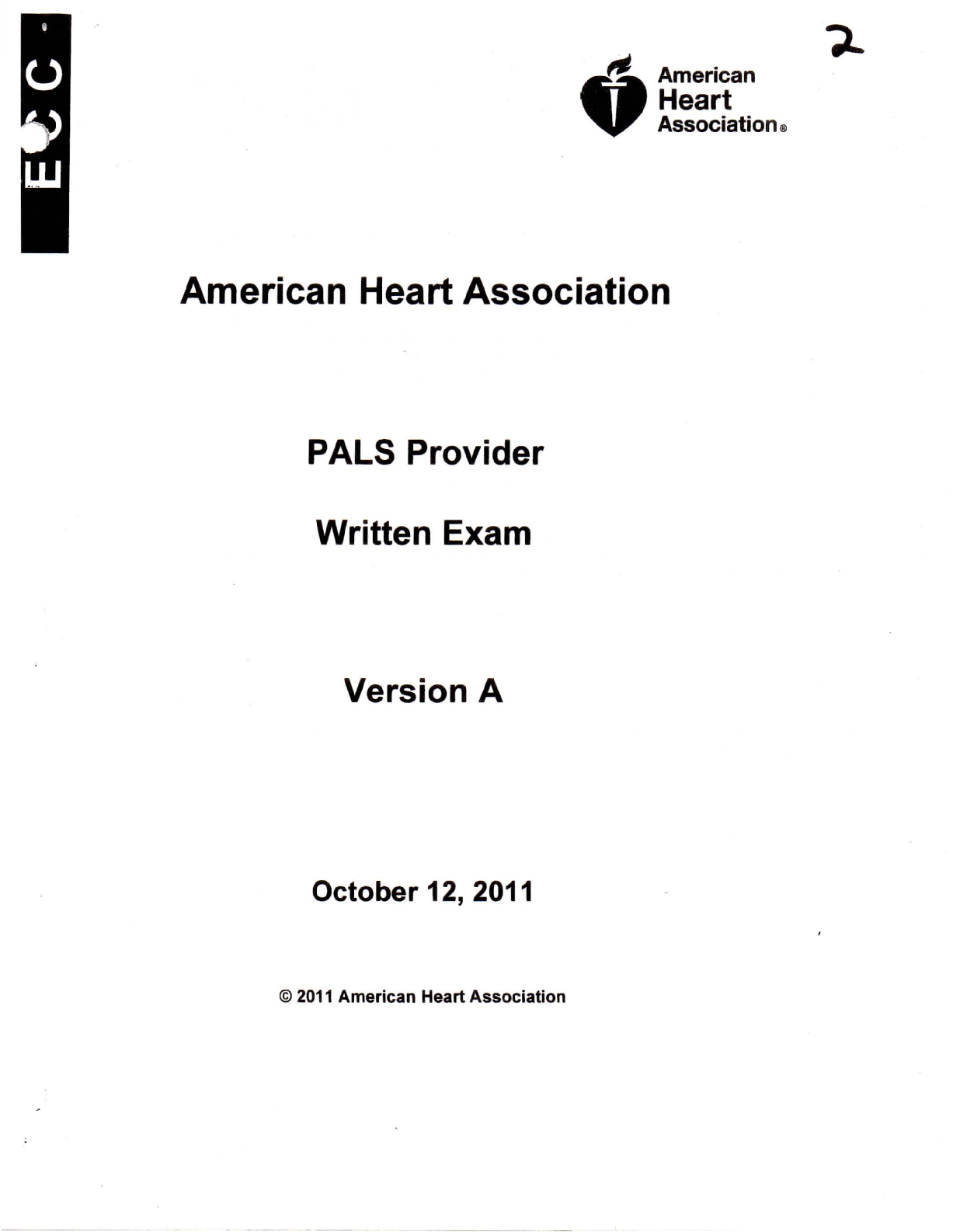 PALS Provider Exam Version A (2024) | Verified Questions & Answers