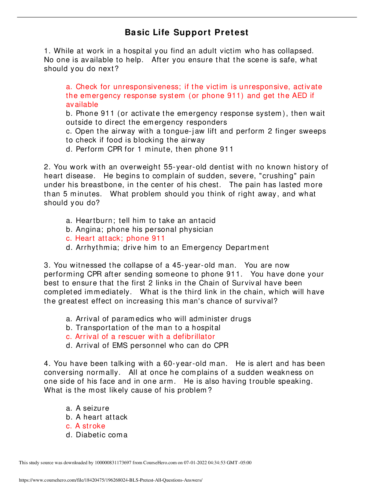 Ultimate BLS Pretest: 2025 Questions & Answers for Certification Success