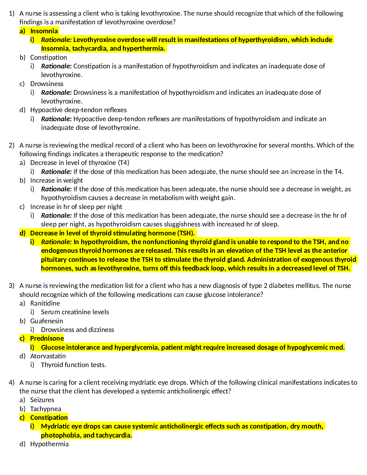 Pharm Final Review