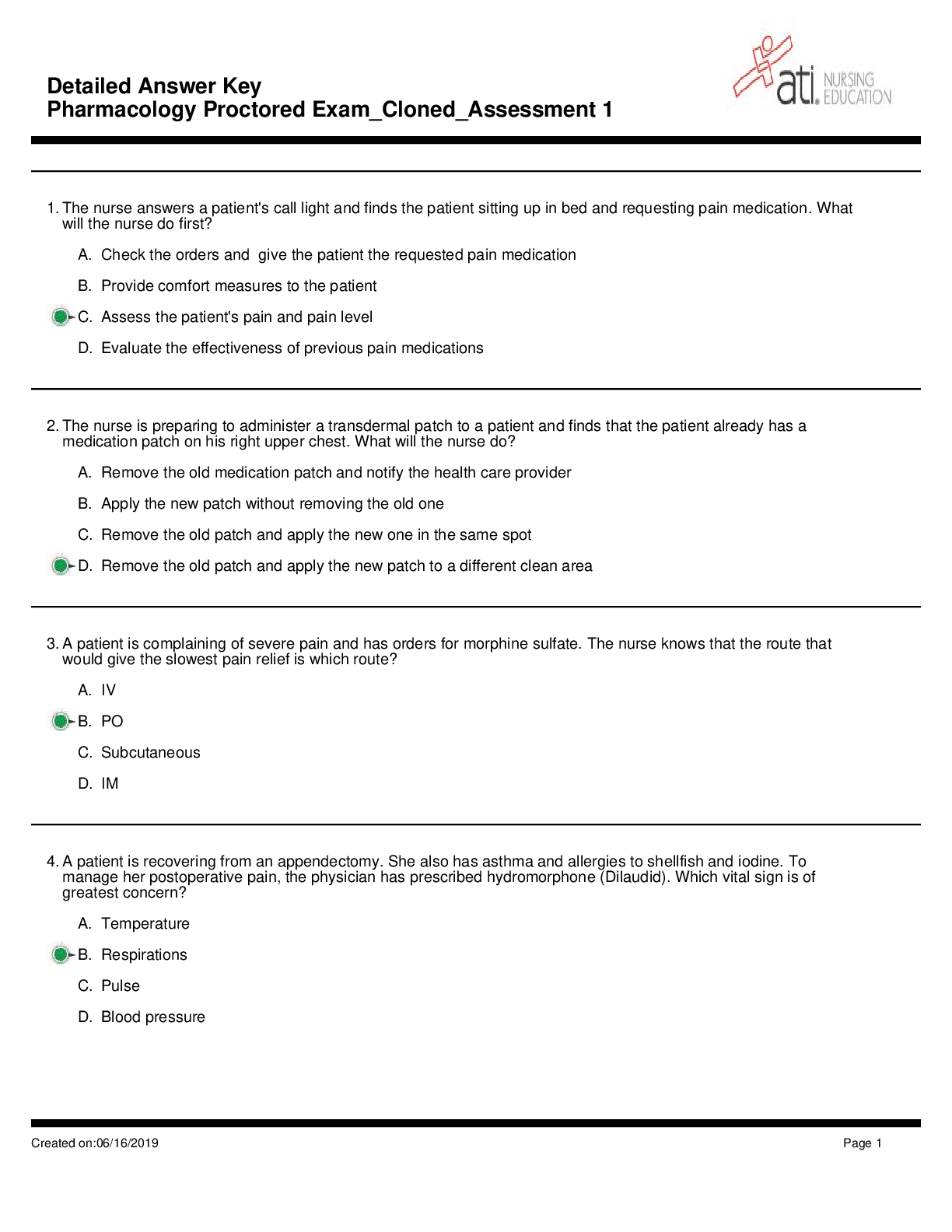 Pharmacology Proctored Exam_Cloned_Assessment 1