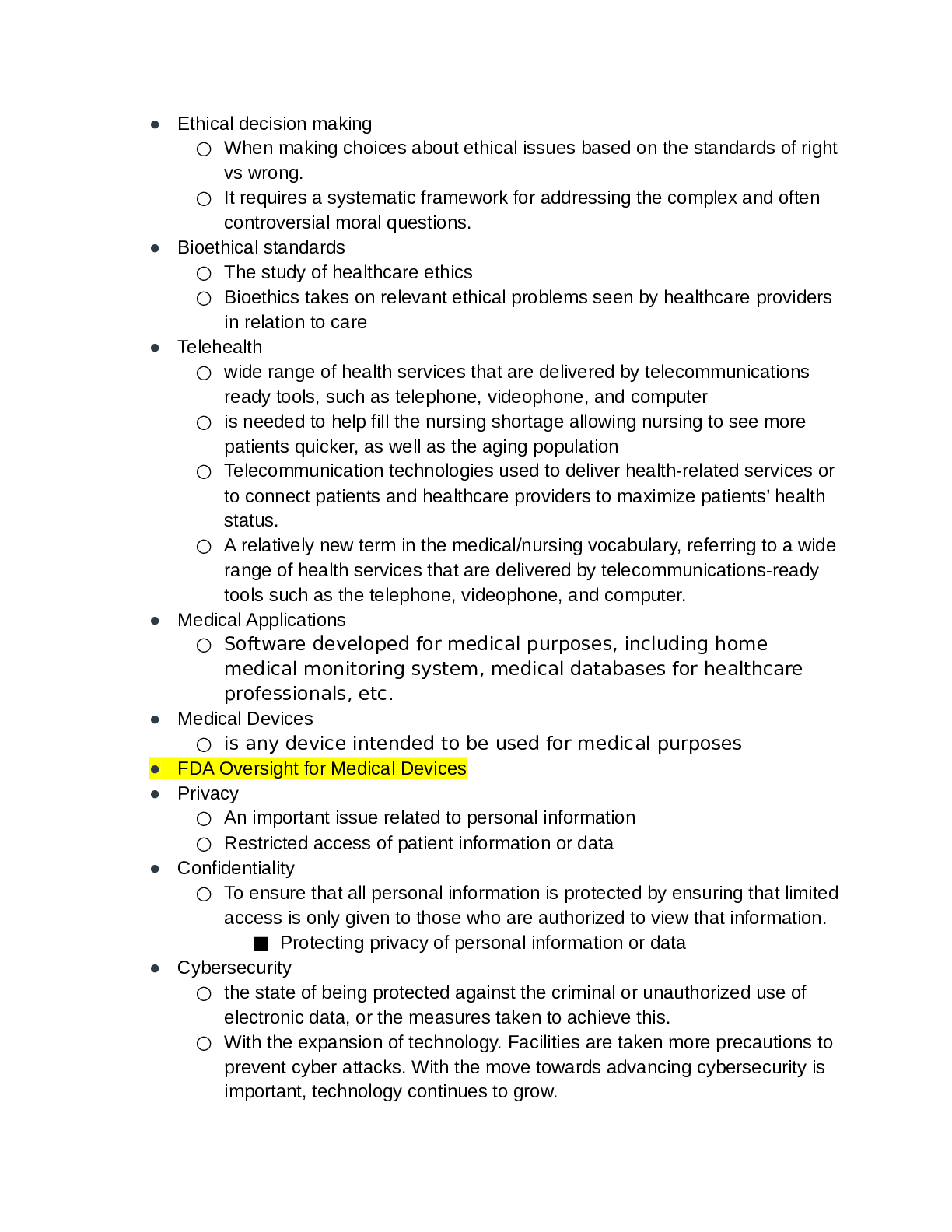 final-study-guide -NR599  .