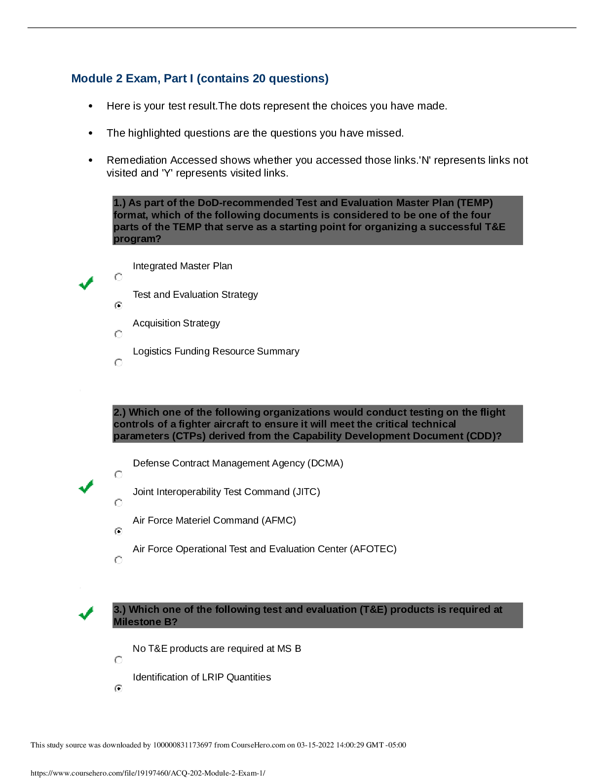 defenses and acquisition  ,Test and Evaluation