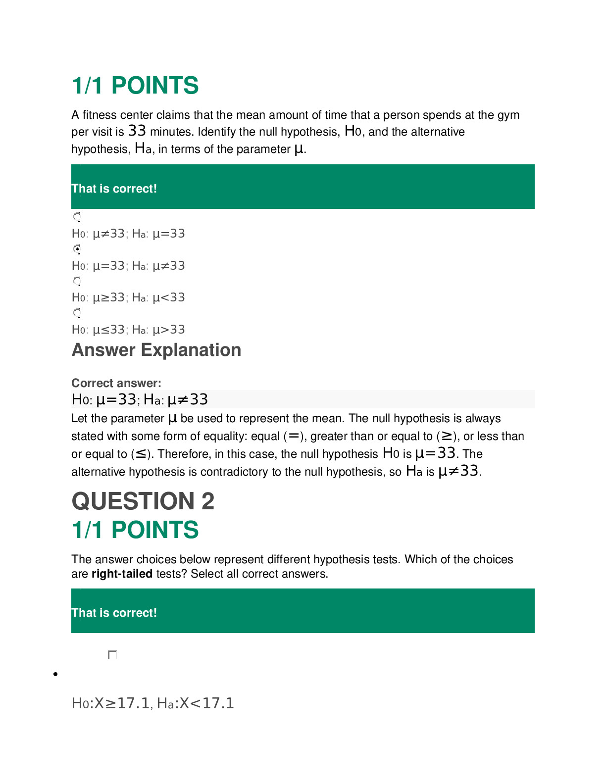 Statistic Final