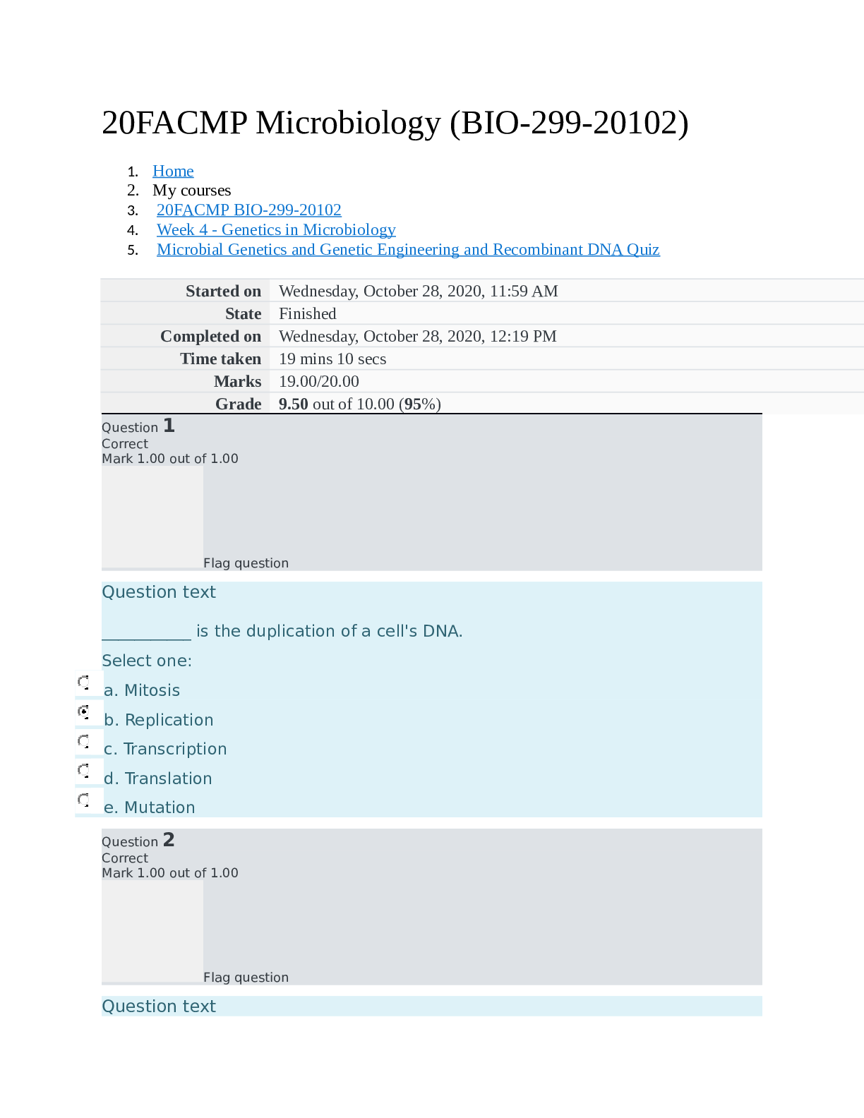 20FACMP Microbiology (BIO-299-20102)