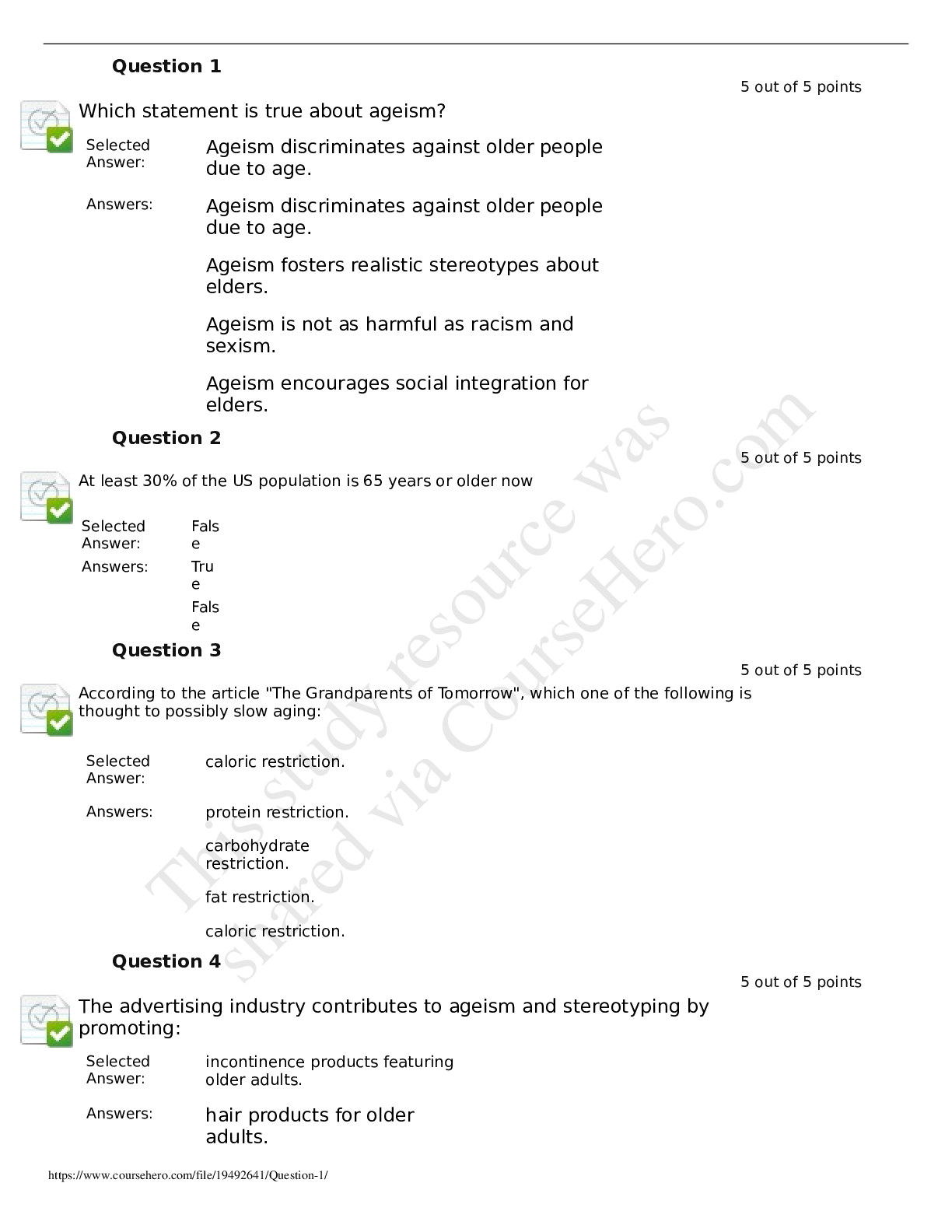NURSING NURA 1001/ Nurse Aide for Health Care Organizations