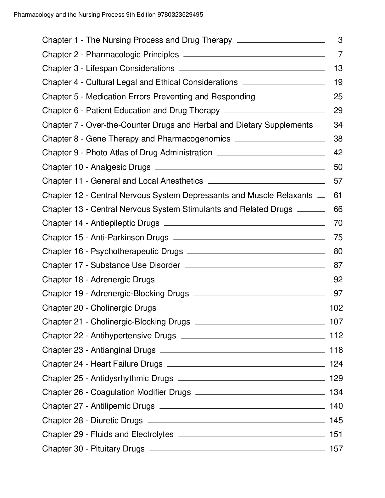Pharmacology and the Nursing Process, 9th Edition (Lilley)