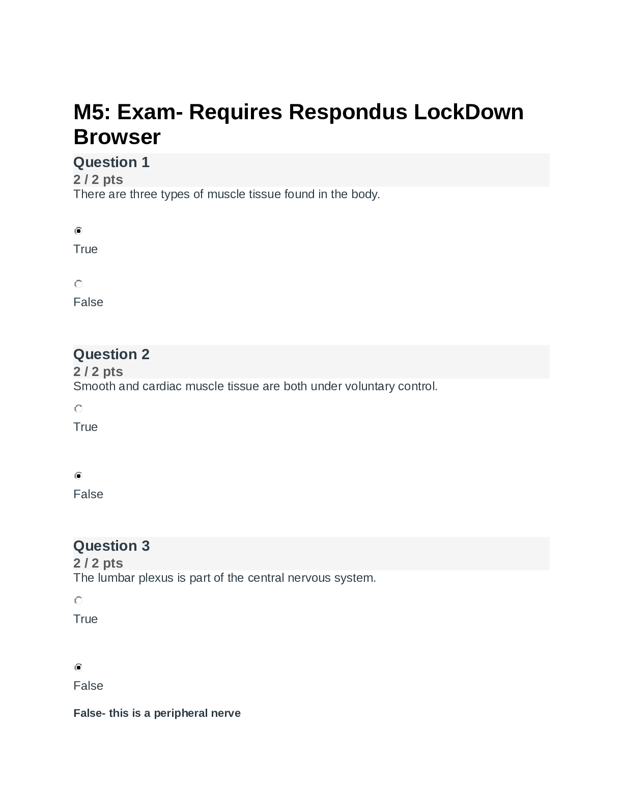 Module 5 Exam questions  (Requires Respondus LockDown Browser)