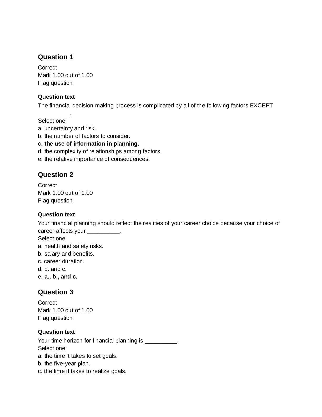 BUS 2204 sef quiz answers v2