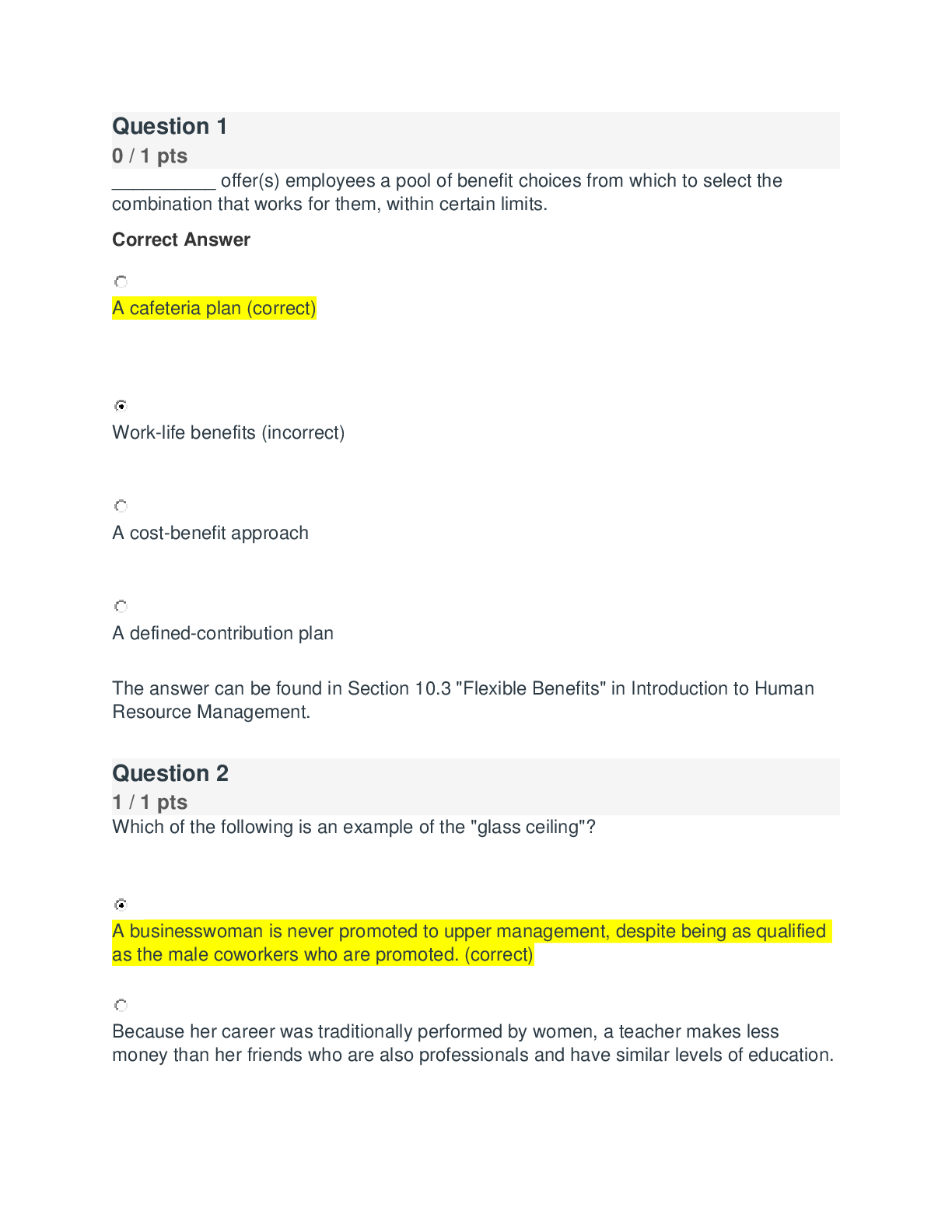 OMM 618 week 5 exam answers