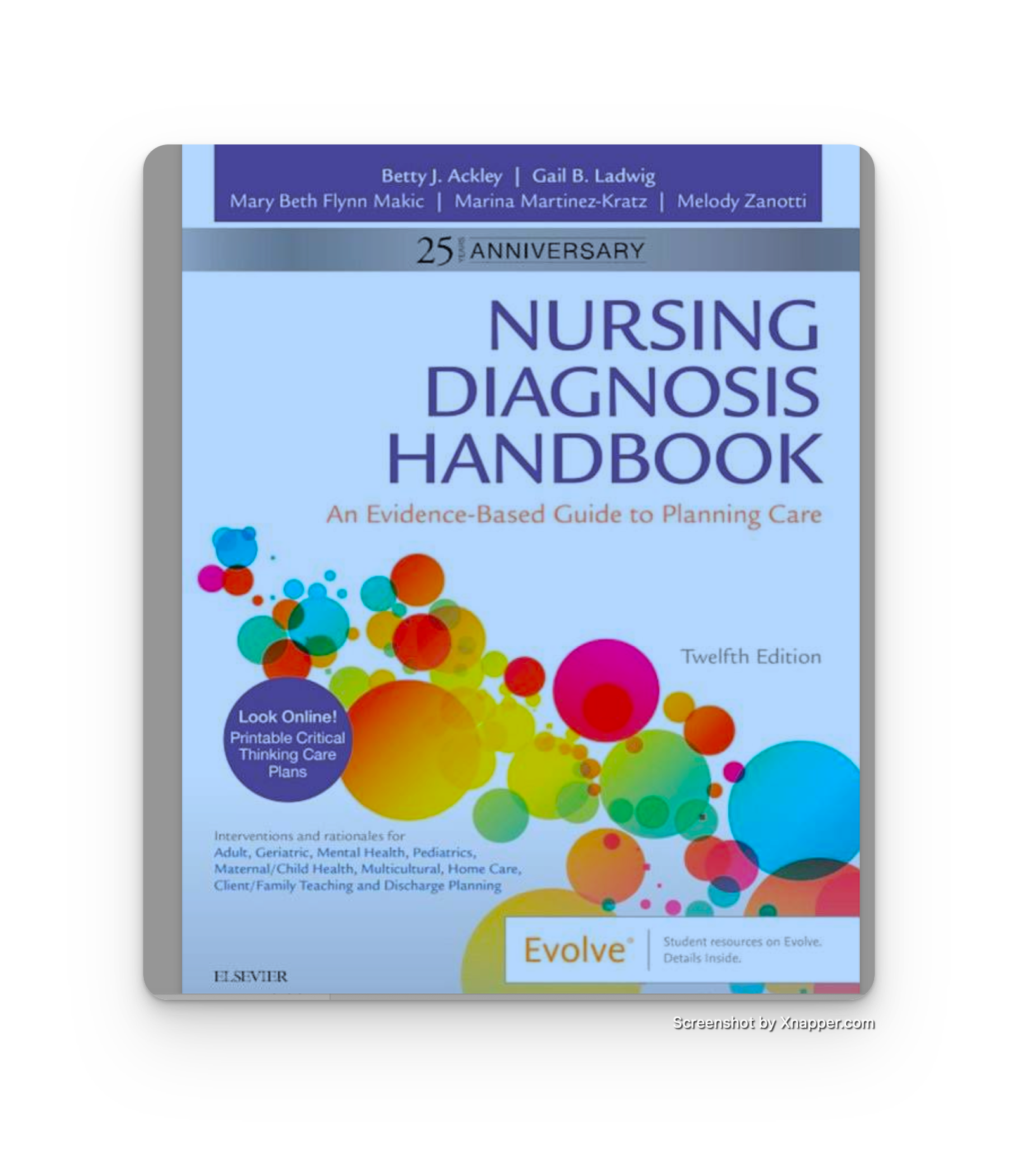 Nursing Diagnosis Handbook 12th Edition – Ackley & Ladwig PDF